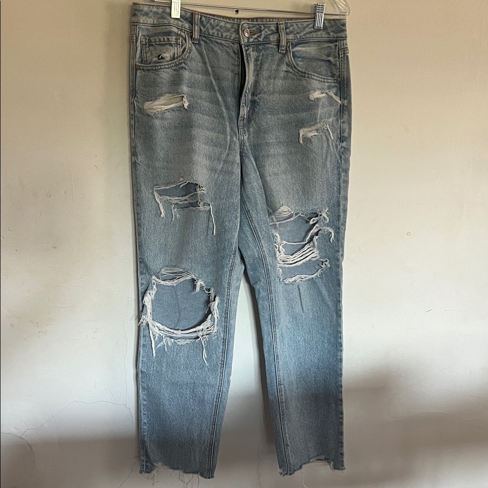 American Eagle Outfitters Distressed Blue Women's Jeans